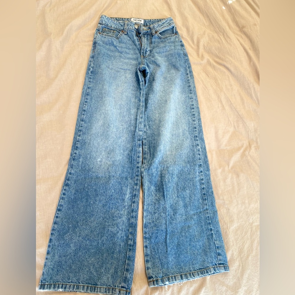 RSQ HIGH RISE WIDE LEG JEANS SIZE 23